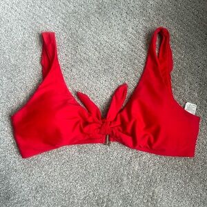 ⭐️BOGO⭐️ Hollister Faux Tie Bikini Top
